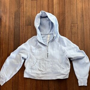 lululemon athletica Sky Blue Half-Zip Hoodie